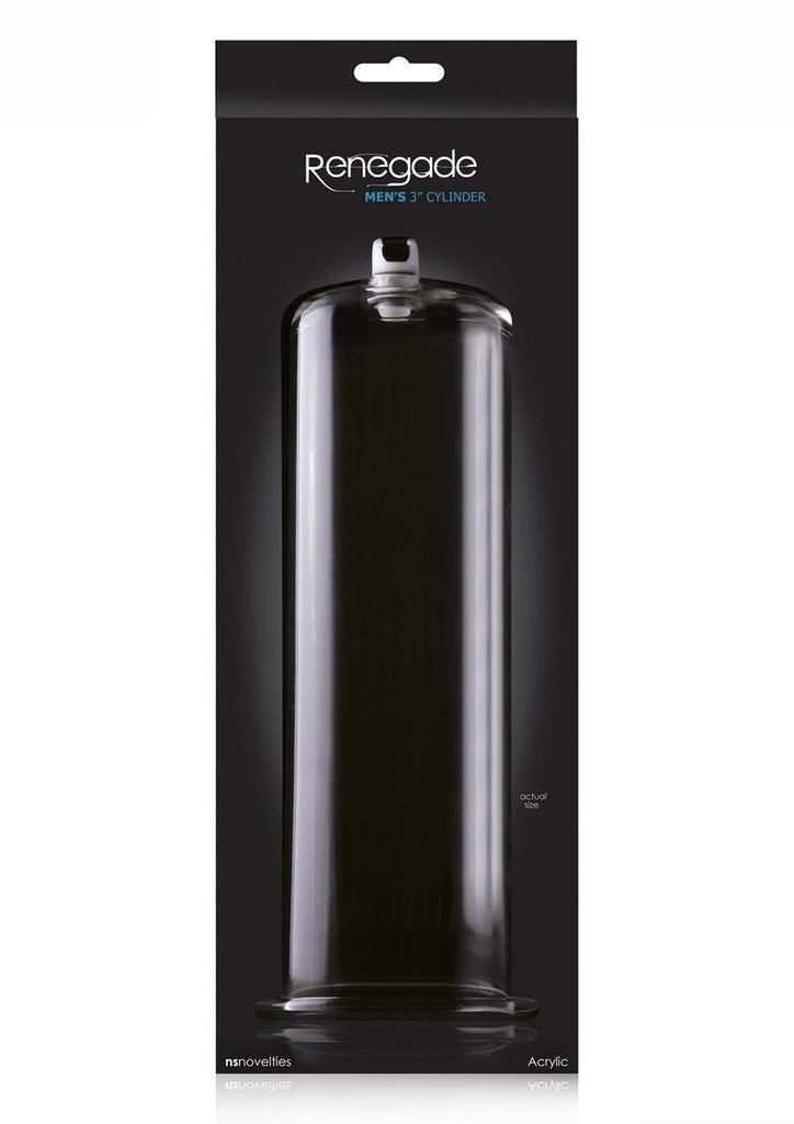 Renegade Men's Acrylic Cylinder - Clear - 3in