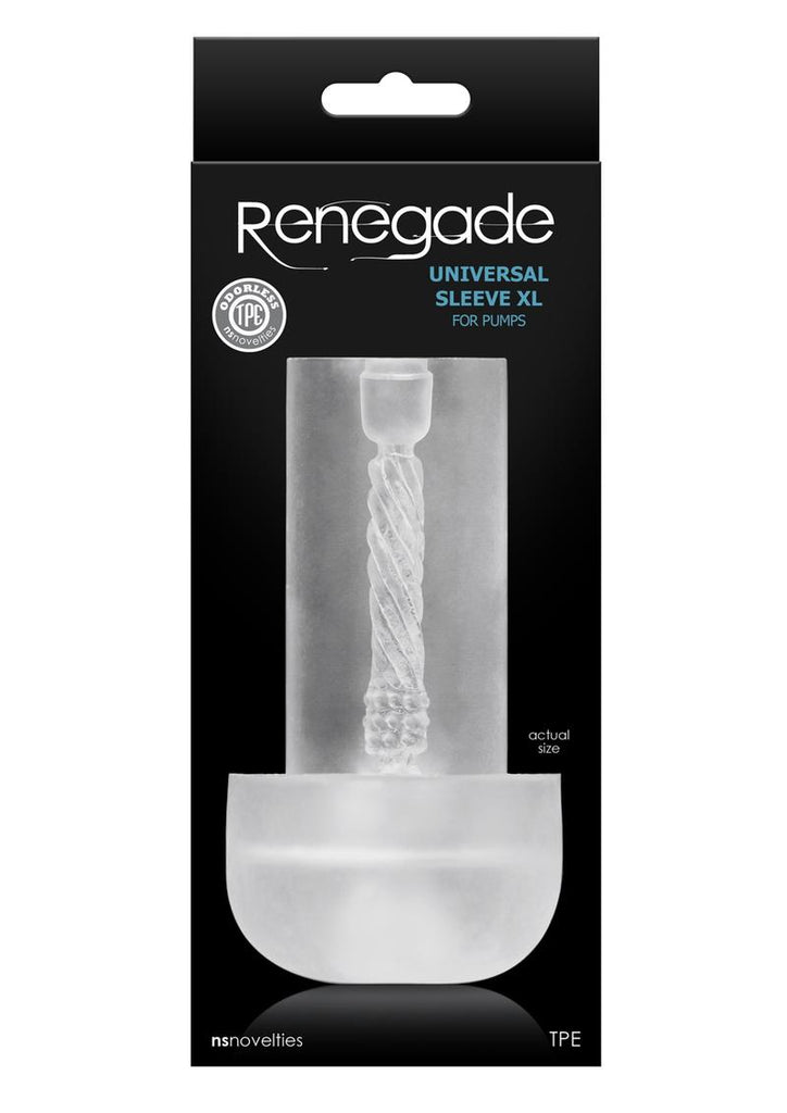 Renegade Universal Pump Sleeve - XL (Extra Long - Clear