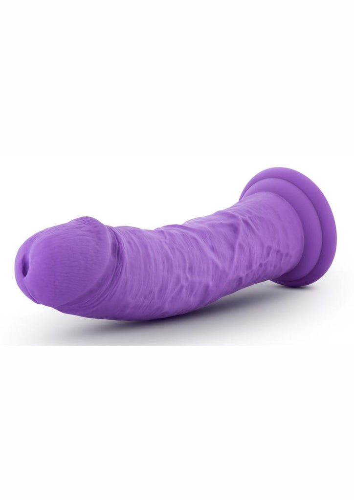 Ruse Jammy Silicone Dildo - Purple - 8in