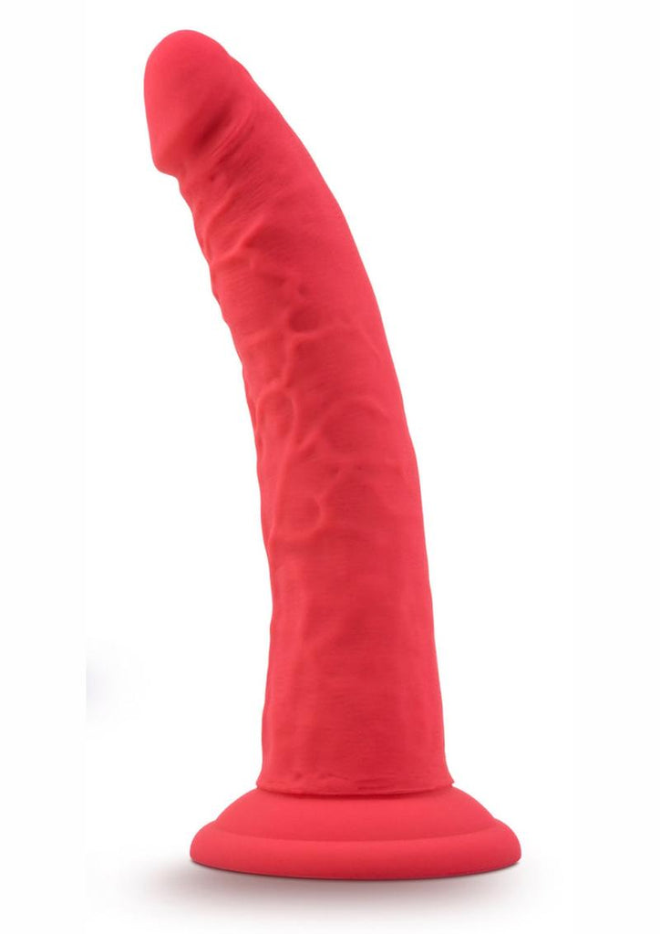 Ruse Jimmy Silicone Dildo 7.5in - Cerise - Red
