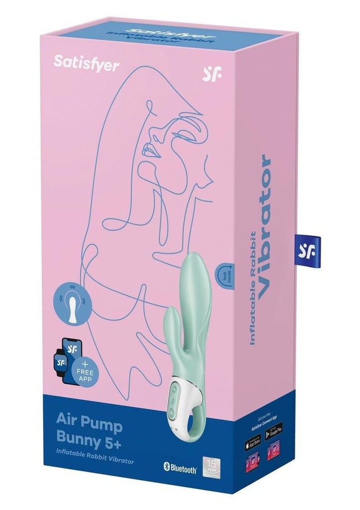 Satisfyer Air Pump Bunny 5+ Connect App - Green/Mint