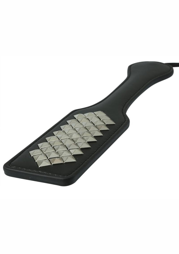 Sex and Mischief Studded Paddle - Black - 12.5in