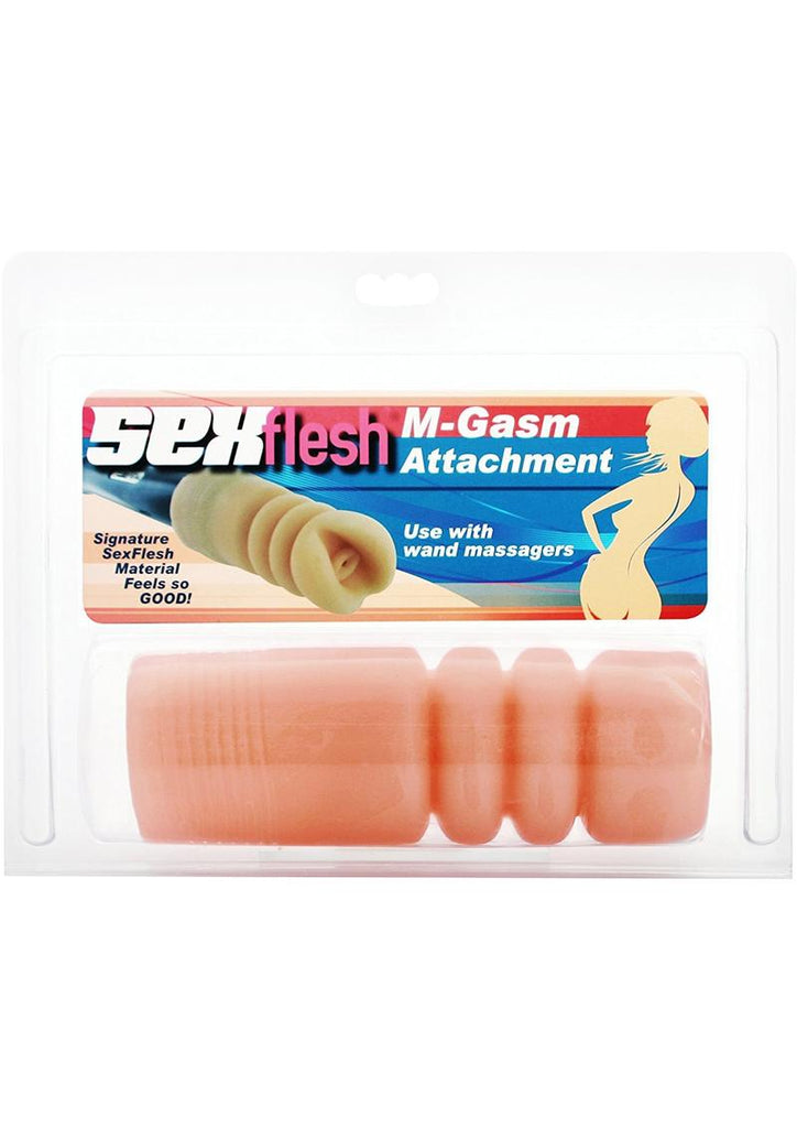 Sexflesh M-Gasm Attachment - Flesh/Vanilla