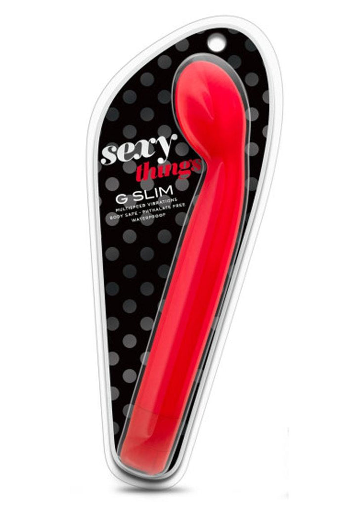 Sexy Things G Slim G-Spot Vibrator - Scarlet - Red
