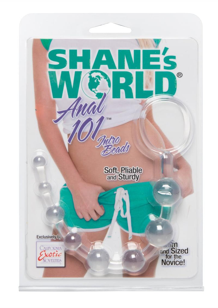 Shane's World Anal 101 Intro Anal Beads - Clear