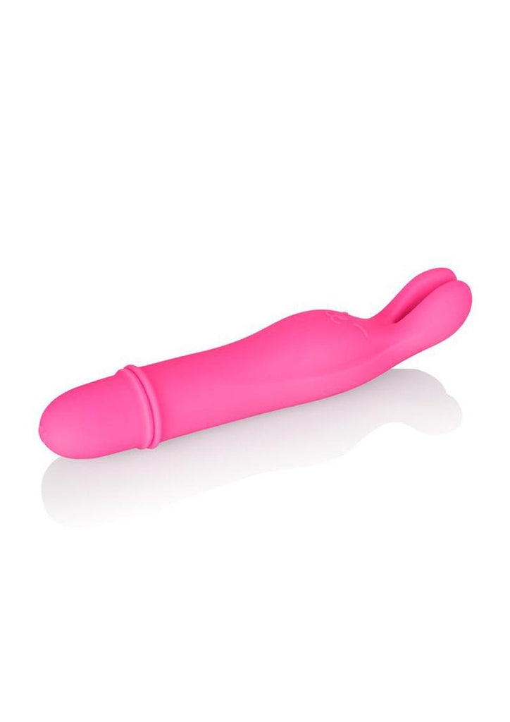 Shane's World Bedtime Bunny Silicone Vibrator Waterproof - Pink - 4.25in