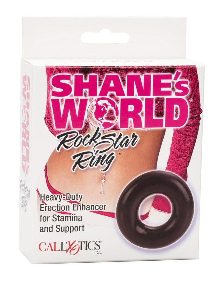 Shane's World Rock Star Ring Cock Ring - Black