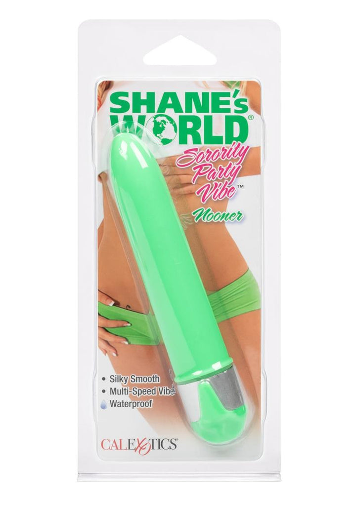 Shane's World Sorority Party Vibe Nooner Vibrator - Green