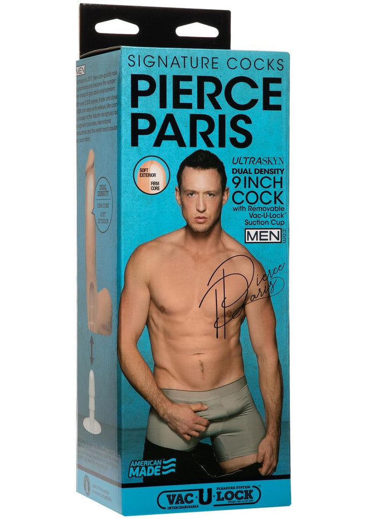 Signature Cocks Pierce Paris Dildo - Vanilla - 9in