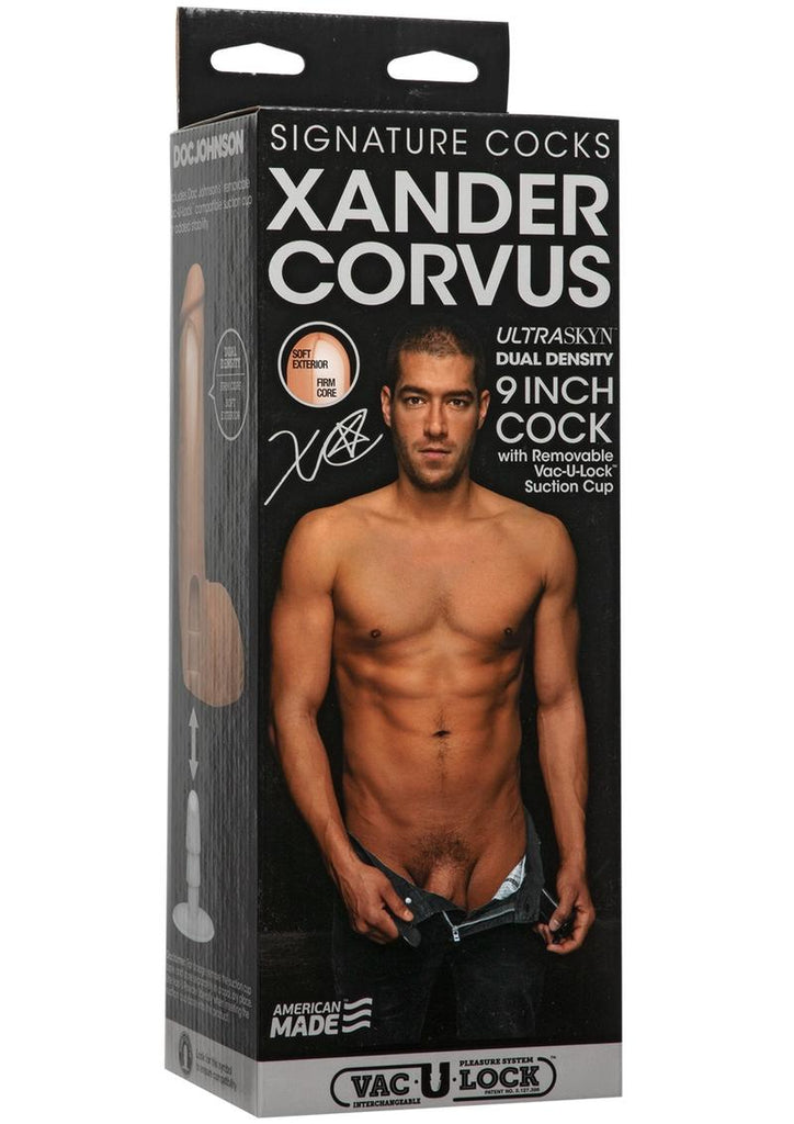 Signature Cocks Xander Corvus Dildo - Vanilla - 9in