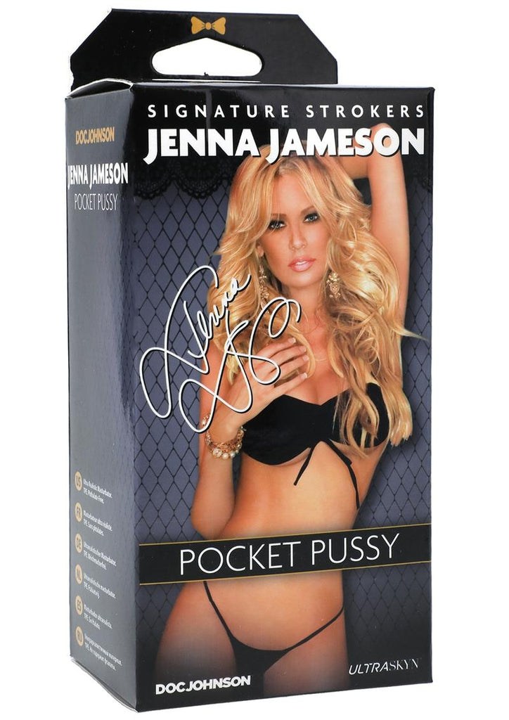 Signature Strokers Jenna Jameson Ultraskyn Pocket Masturbator - Pussy - Flesh/Vanilla