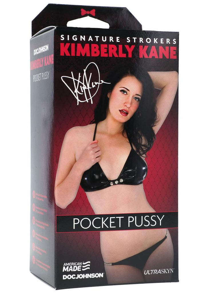 Signature Strokers Kimberly Kane Ultraskyn Masturbator - Pussy - Flesh/Vanilla