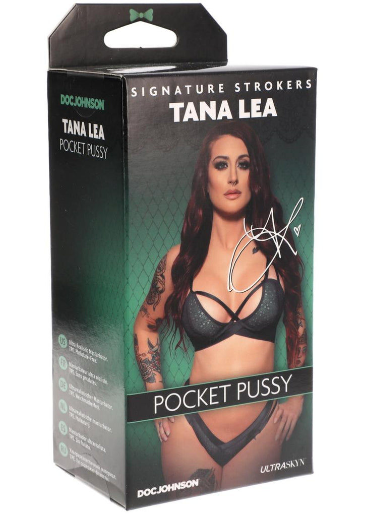 Signature Strokers Tana Lea Ultraskyn Pocket Masturbator - Pussy - Vanilla