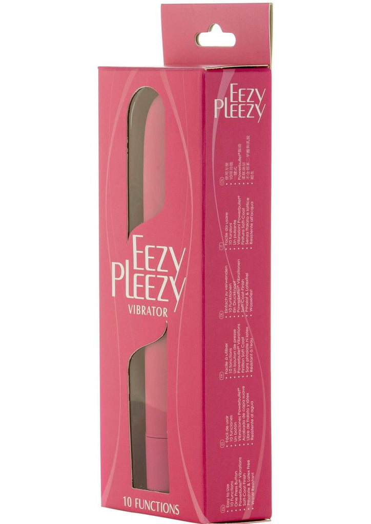 Simple and True Eezy Pleezy Vibrator - Pink - 7in