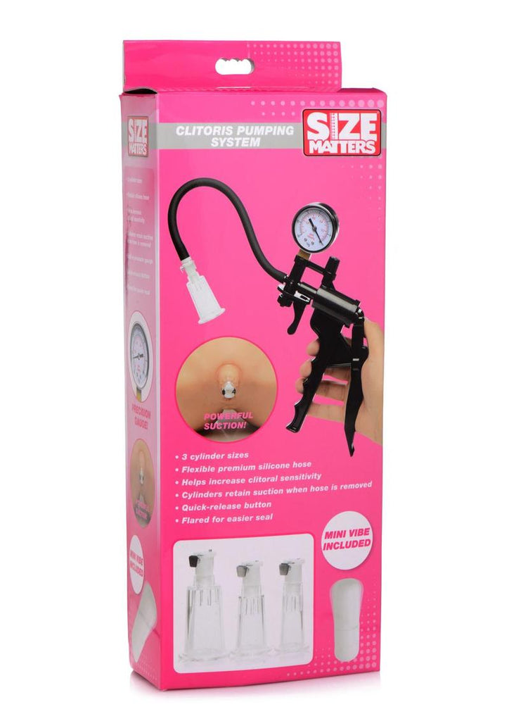 Size Matters Clitoris Pumping System - Clear
