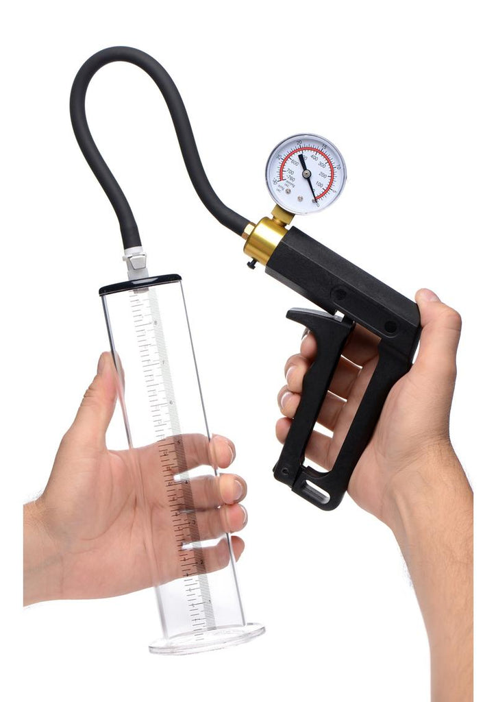 Size Matters High-End Trigger Penis Pump - Clear