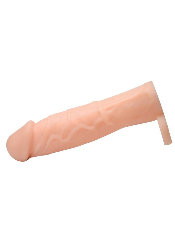 Size Matters Penis Extender Sleeve Silicone - Flesh/Vanilla - 2in