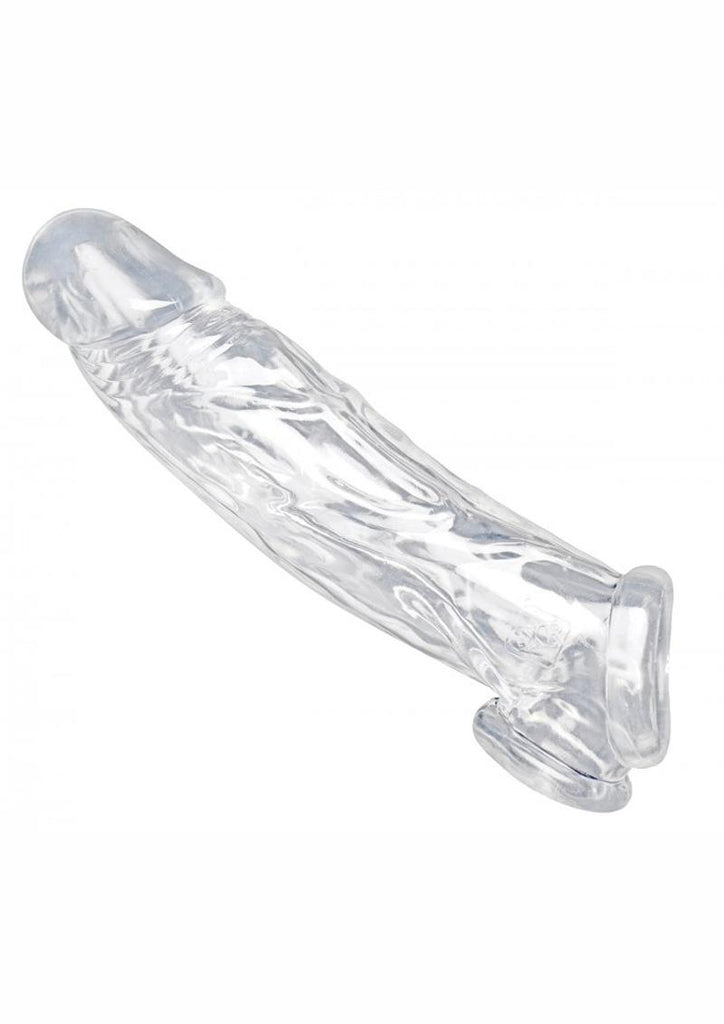 Size Matters Realistic Clear Penis Enhancer and Ball Stretcher - Clear