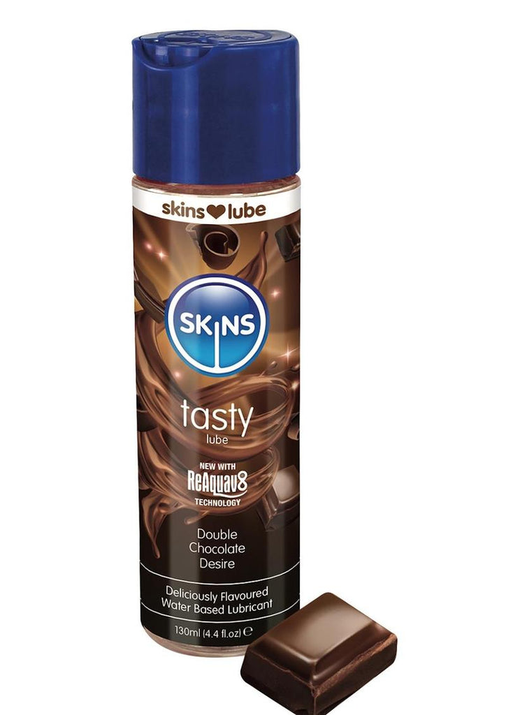 Skins Double Chocolate Water Based Lubricant - 4.4oz