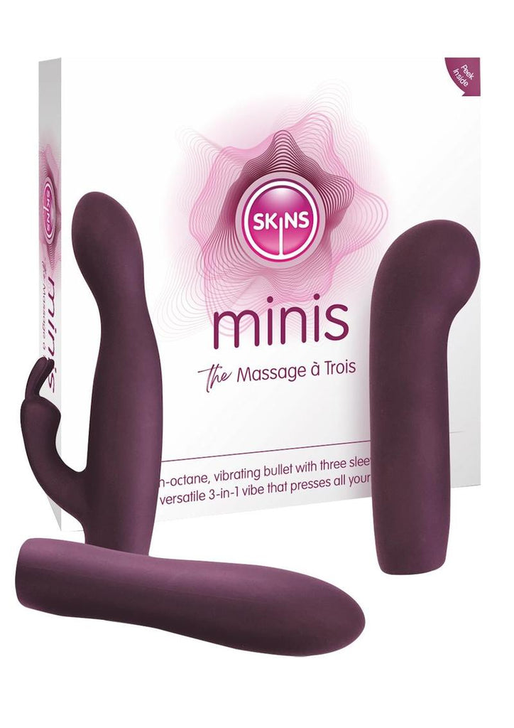 Skins Minis Massage A Trois - Magenta/Purple/White