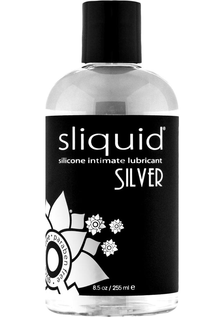 Sliquid Naturals Silver Silicone Vegan Intimate Lubricant - 8.5oz