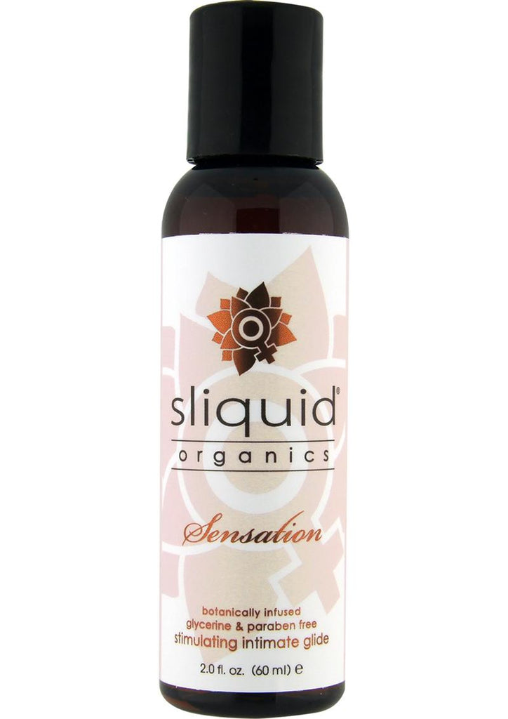 Sliquid Organics Sensations Botanically Infused Stimulating Intimate Glide Lubricant - 2oz