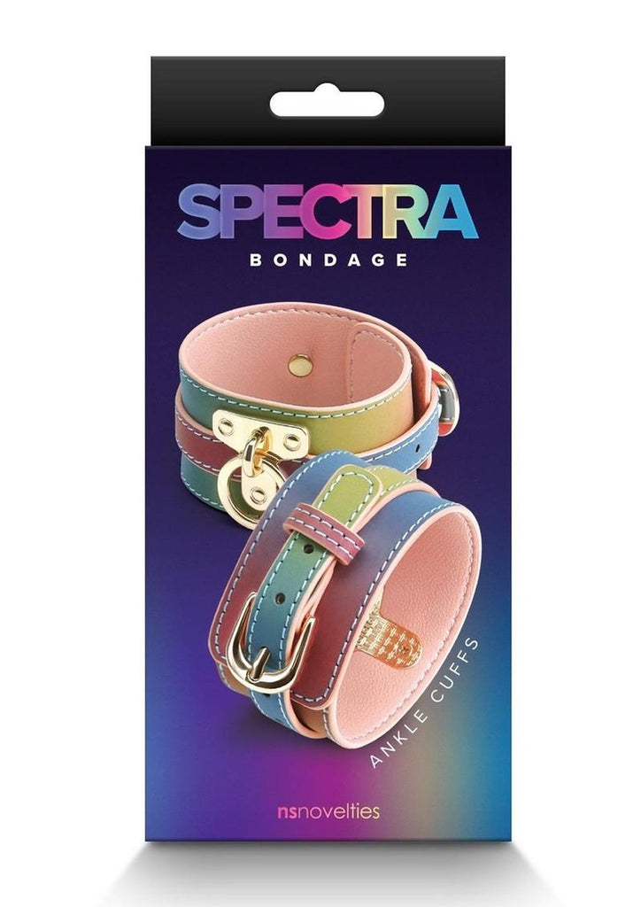 Spectra Bondage Ankle Cuff - Multicolor/Rainbow