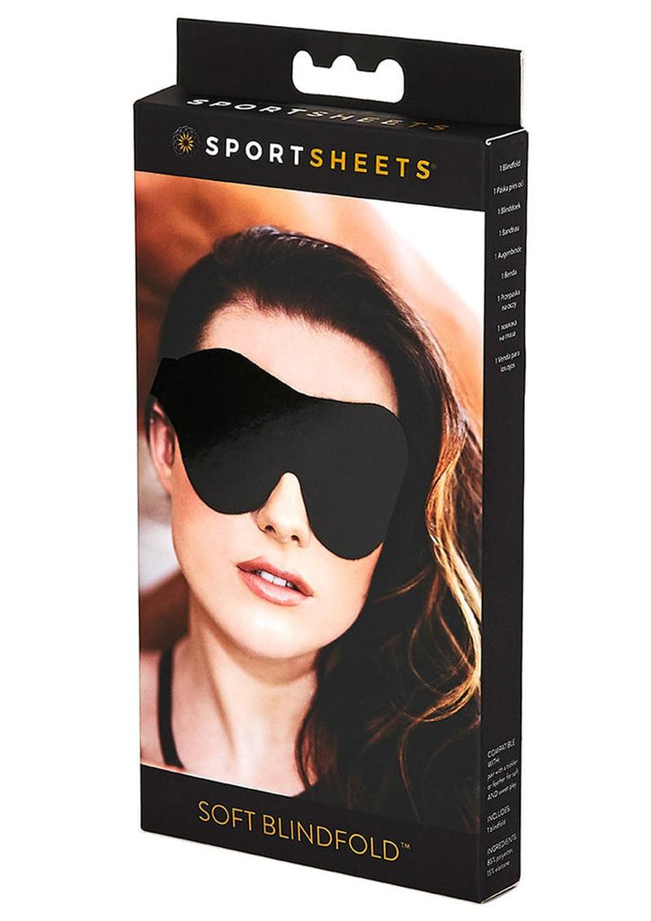 Sportsheets Soft Blindfold - Black
