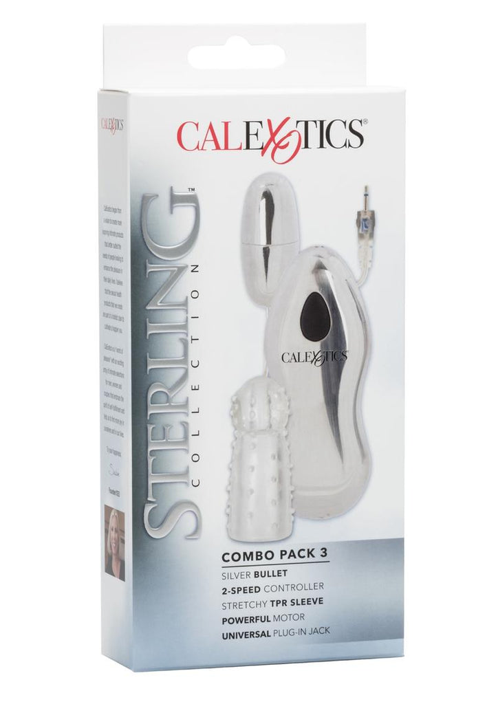 Sterling Collection Combo Pack 3 Silver Bullet with Sleeve - Silver