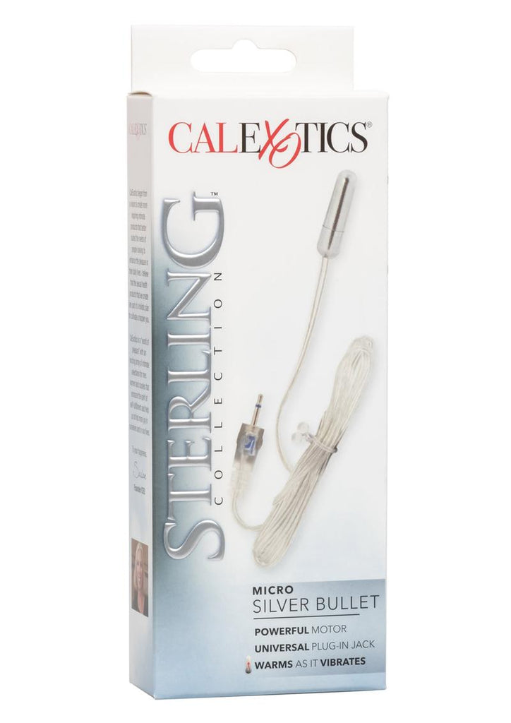 Sterling Collection Micro Size Silver Bullet - Silver
