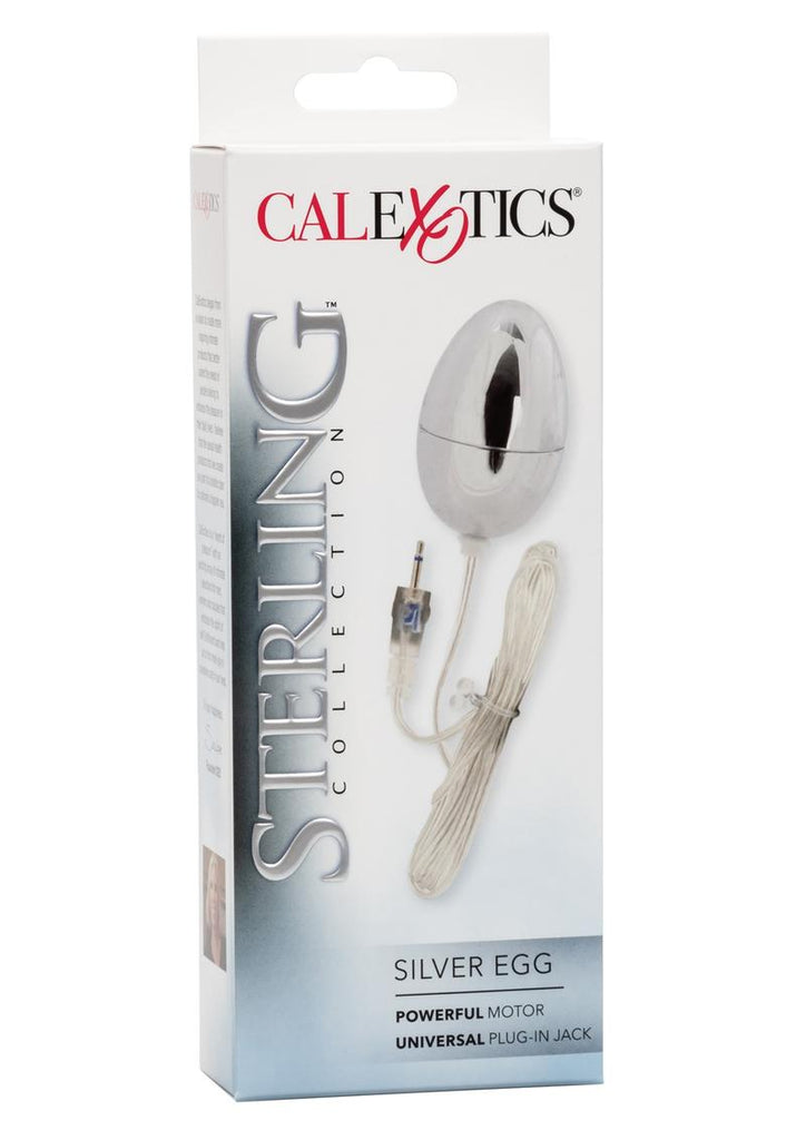 Sterling Collection Silver Egg - Silver
