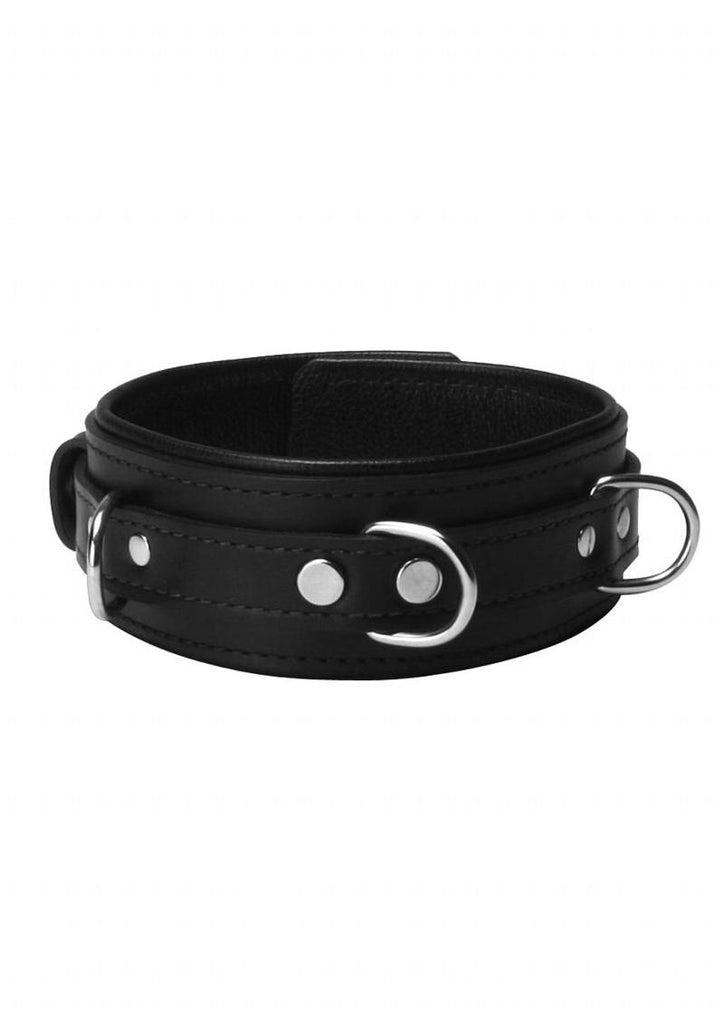 Strict Leather Premium Locking Collar - Black