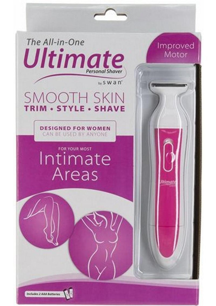 Swan The All In One Ultimate Personal Shaver Kit For Women - Pink/White