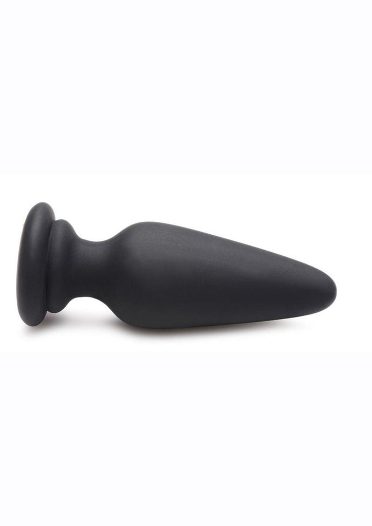 Tailz Snap-On Silicone Anal Plug - Black/Pink - Small