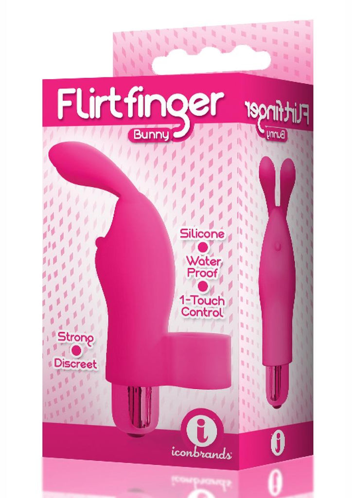 The 9's - Flirt Finger Silicone Bunny - Pink