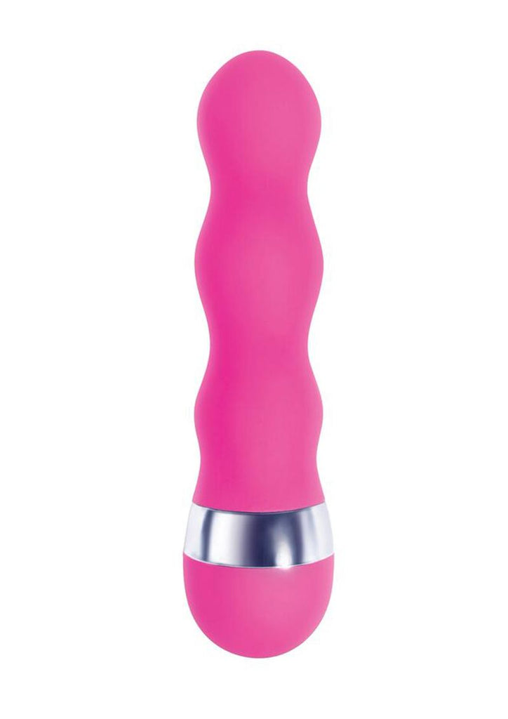 The 9's - Pinkies, Curvy Silicone Mini Vibe - Pink - 4.5in