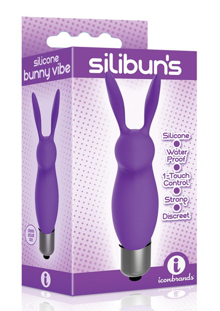 The 9's - Silibuns Silicone Bunny Bullet - Purple