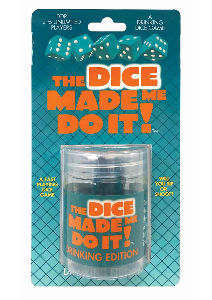 The Dice Made Me Do It Drinking Edition