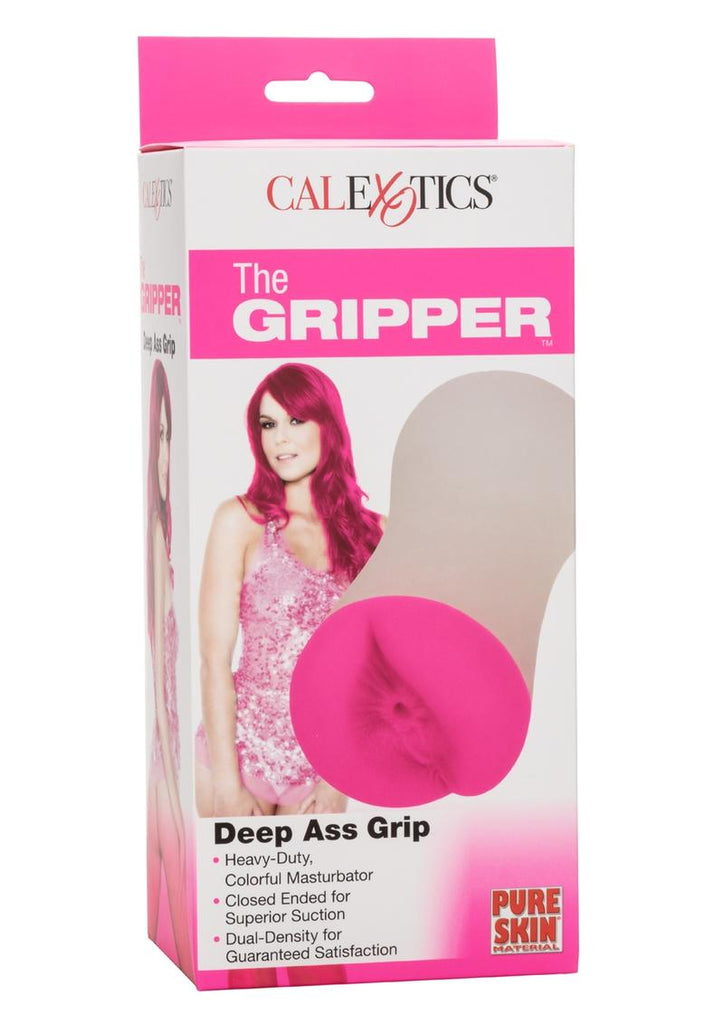 The Gripper Deep Ass Grip Masturbator - Ass - Frost/Pink