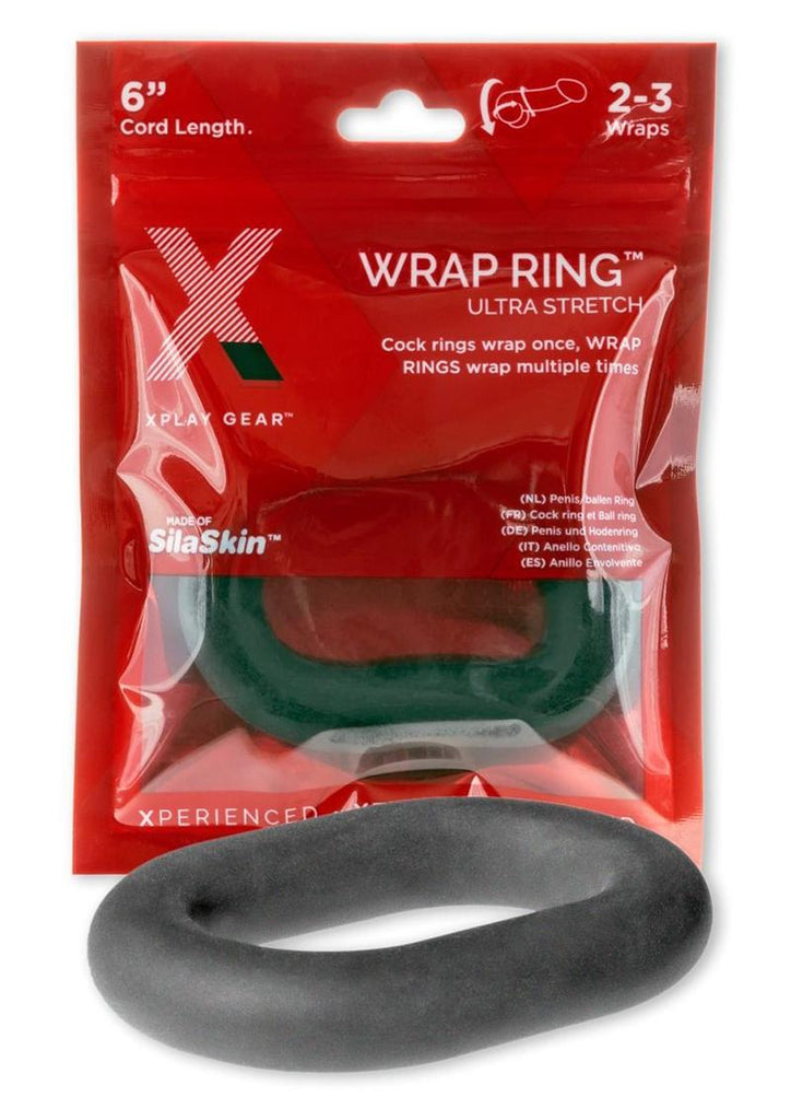The Xplay Silicone Wrap Ring Ultra Stretch - Black - 6in