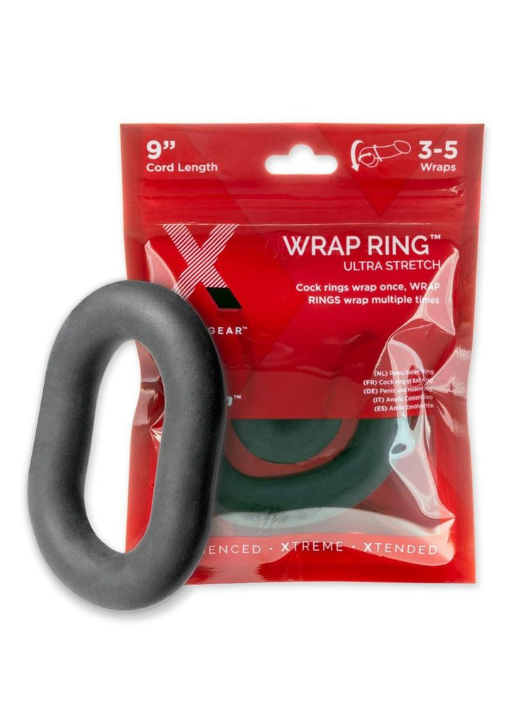 The Xplay Silicone Wrap Ring Ultra Stretch - Black - 9in