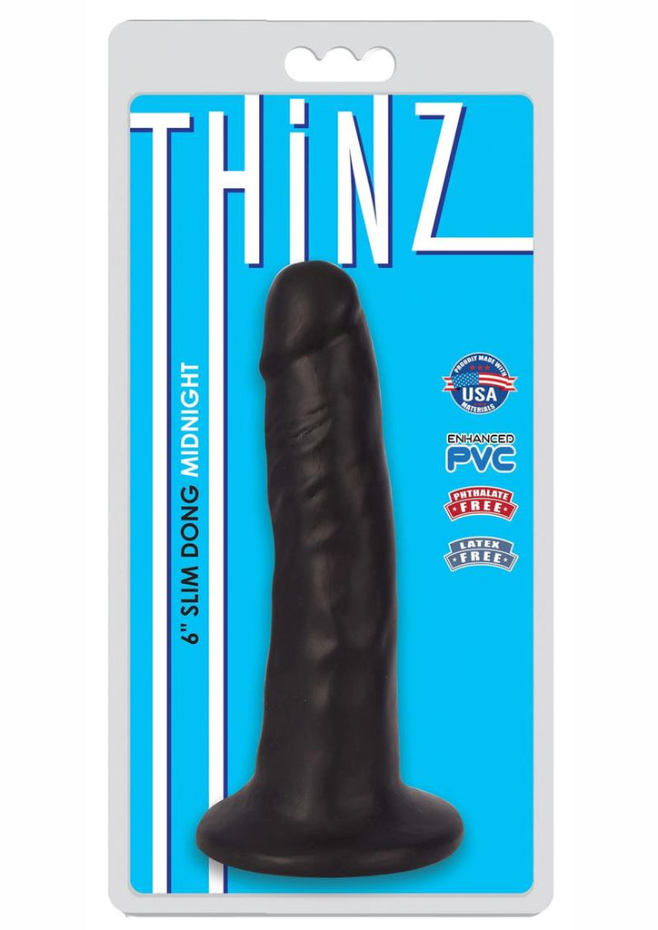 Thinz Slim Dong - Black - 6in