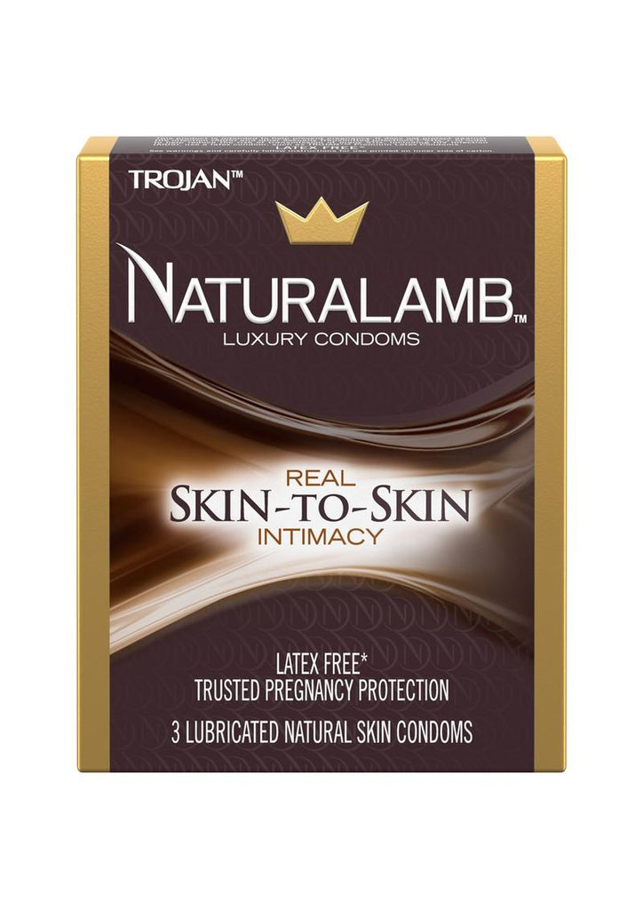 Trojan Naturalamb Luxury Condoms Lubricated - 3 Pack