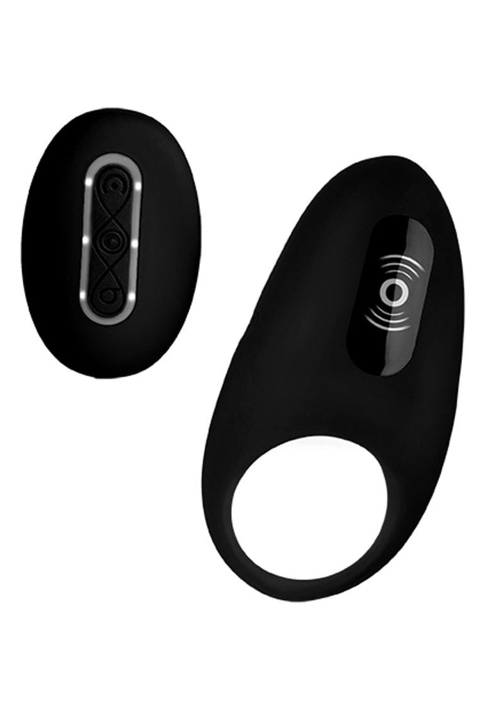 Under Control Rechargeable Silicone Vibrating Cock Ring with Remote Control