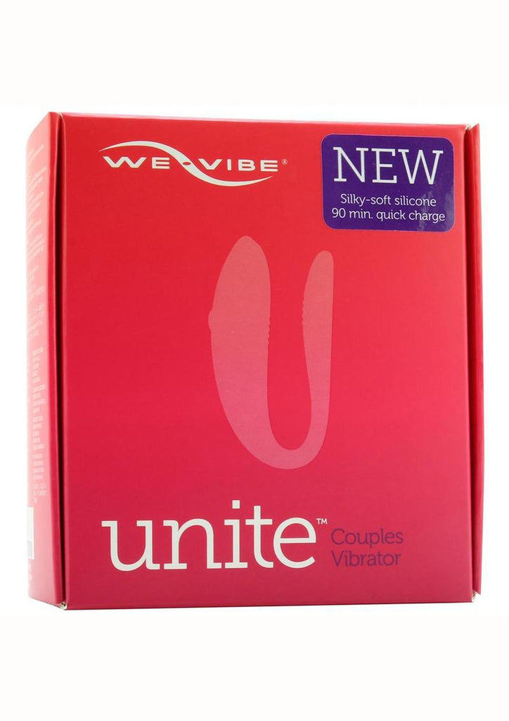 We-Vibe New Unite Rechargeable Silicone Couples Vibrator with Remote Control - Purple