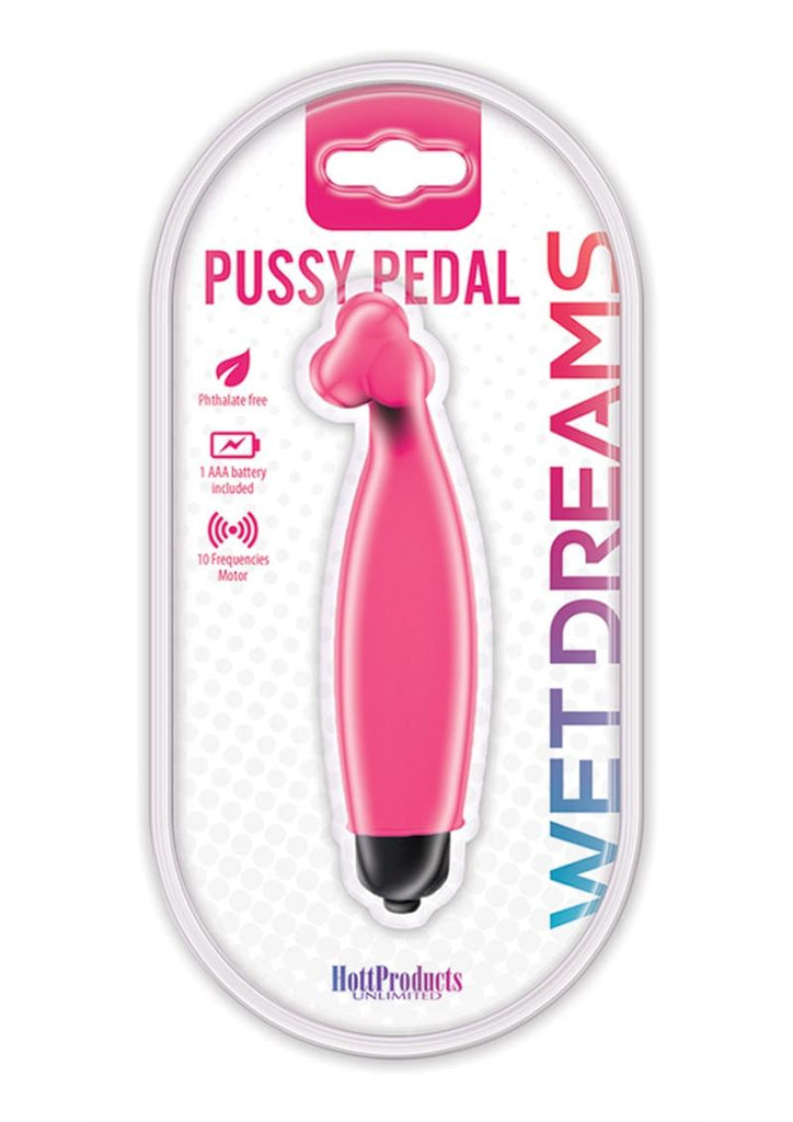 Wet Dreams Pussy Pedal Clitoral Stimulating Vibrator Waterproof - Magenta/Pink