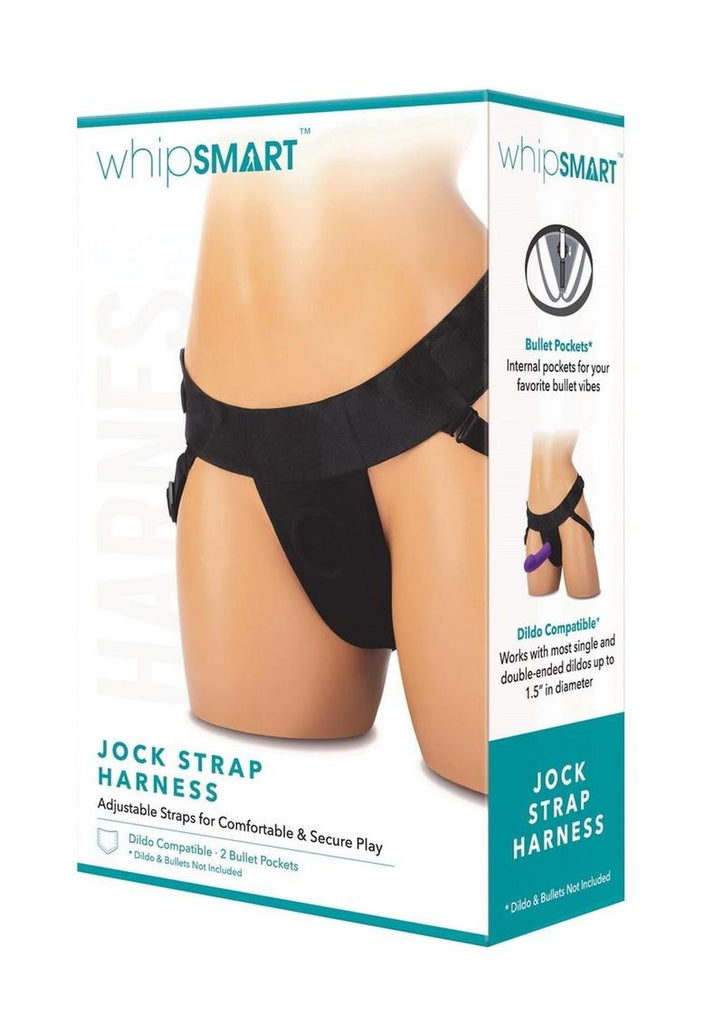WhipSmart Jock Strap Harness - Black - Plus Size/Queen