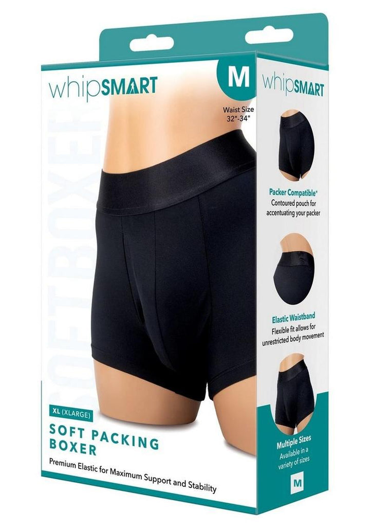 WhipSmart Soft Packing Boxer - Black - Medium