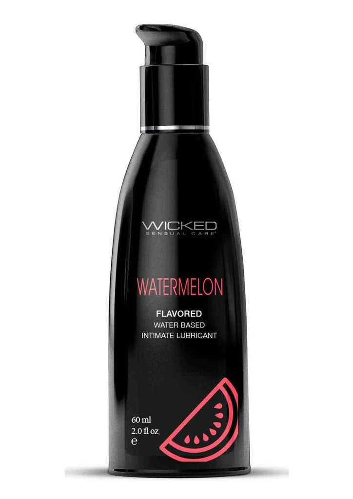 Wicked Aqua Water Based Flavored Lubricant Watermelon - 2oz
