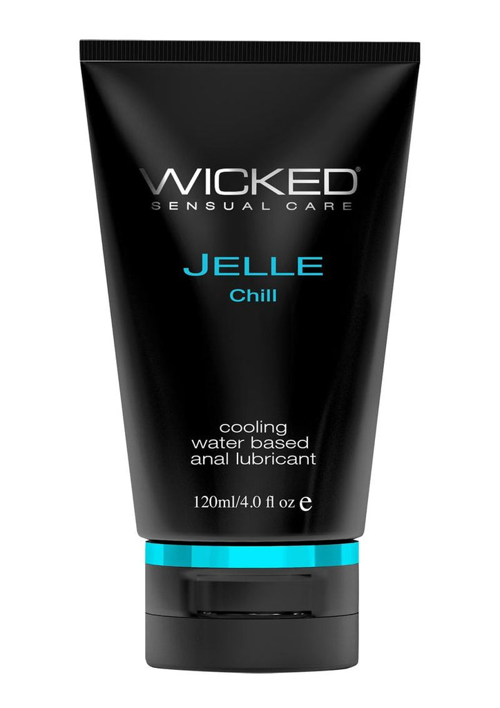 Wicked Jelle Chill Waterbased Cooling Anal Gel - 4oz